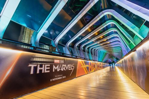 Sambut Perilisan Film The Marvels, Hadirkan Ruang Imersif hingga Mural Glow In The Dark