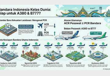 Mana Bandara di Indonesia yang Paling Siap Didarati A380 dan B777?