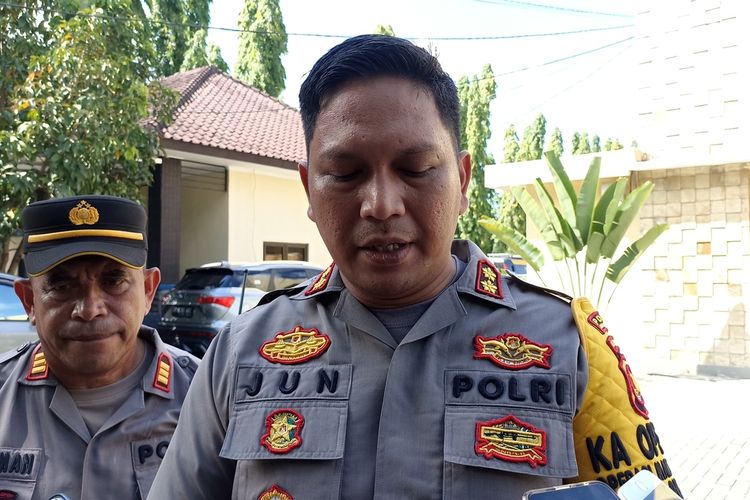 Kapolres Lombok Barat AKBP Bagus Nyoman Gede Junaedi saat ditemui di kantornya, Kamis (21/12/2023).