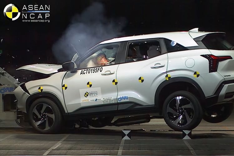 Mitsubishi Xforce raih lima bintang tes tabrak ASEAN NCAP