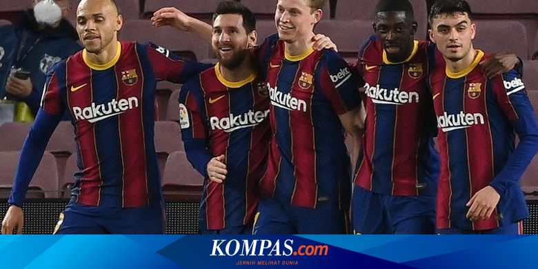 Link Live Streaming Barcelona Vs Huesca Kickoff 03 00 Wib Halaman All Kompas Com