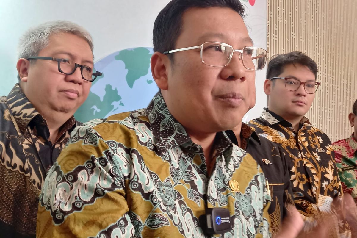 Kepala Badan Pangan Nasional (Bapanas) Arief Prasetyo Adi di Doubletree by Hilton, Cikini, Jakarta Pusat, Jumat (29/9/2023).
