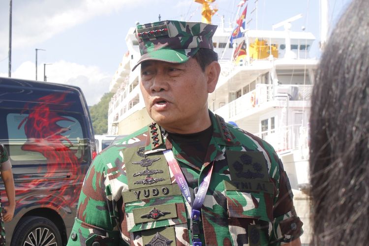 Panglima TNI Laksamana Yudo Margono saat berada di Labuan Bajo, Rabu (10/5/2023).