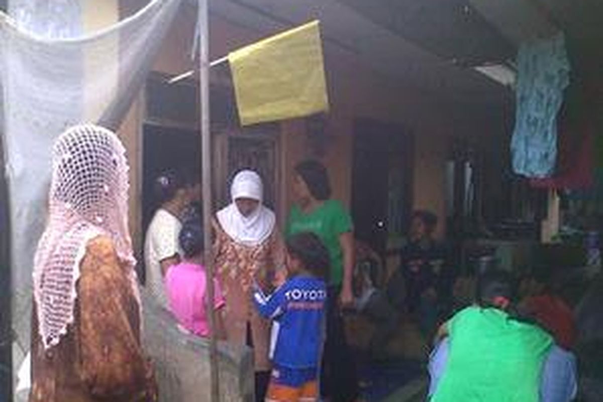 Rumah kontrakan yang dihuni orangtua Ardiansyah di Gang Ketut, Tipar Cakung, Jakarta Timur