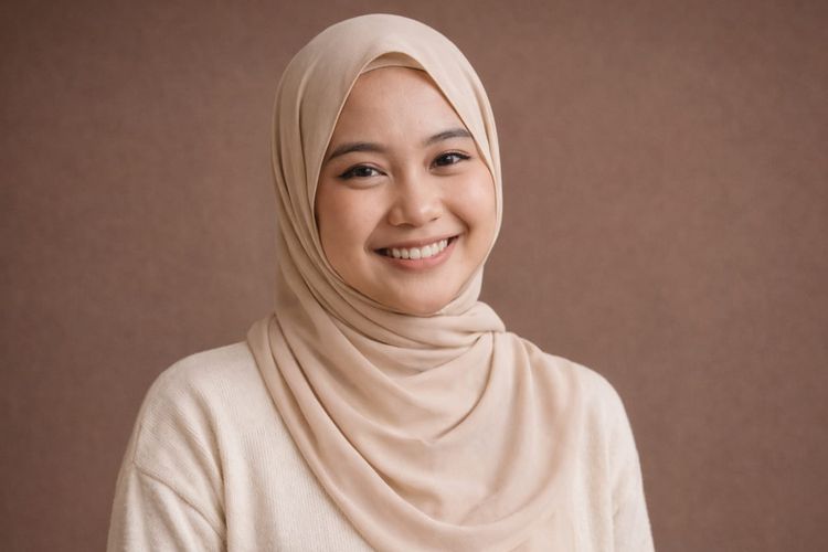 Pashmina Viscose Polos yang Ringan dan Adem