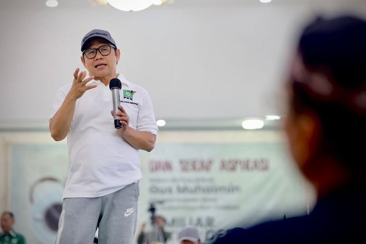 Wakil Ketua Dewan Perwakilam Rakyat (DPR) Republik Indonesoa (RI) Bidang Koordinator Kesejahteraan Rakyat (Korkesra) Abdul Muhaimin Iskandar (Gus Imin).