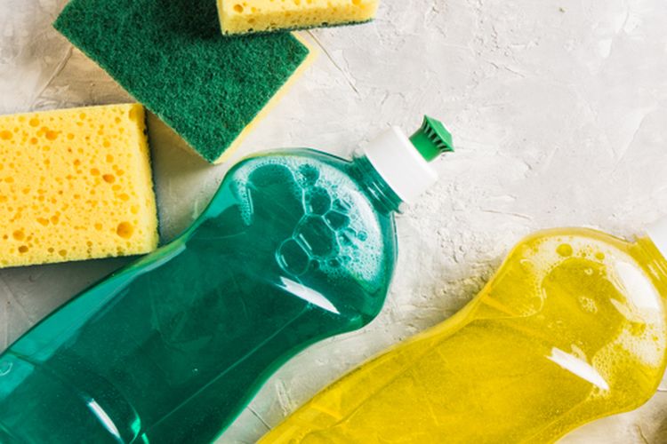 Ilustrasi sabun cuci piring. 