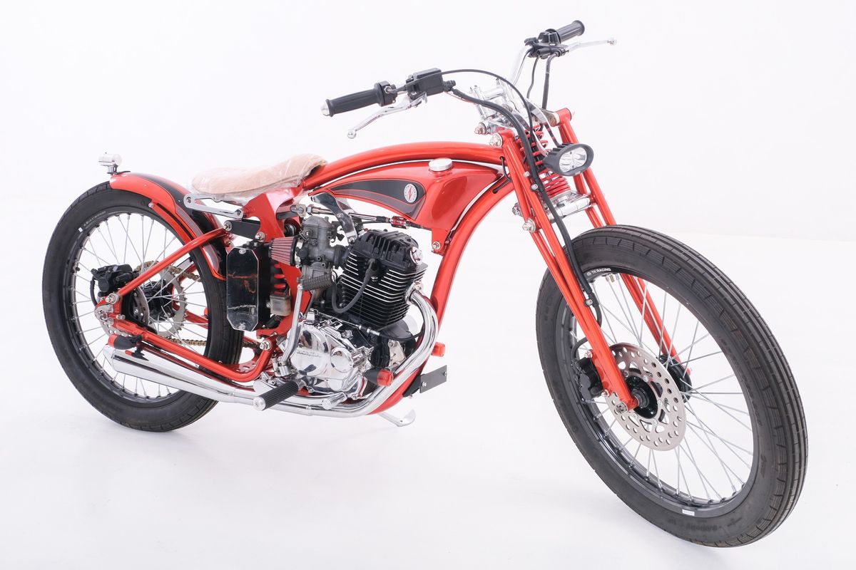 Honda Tiger bergaya board tracker garapan Darizt Design