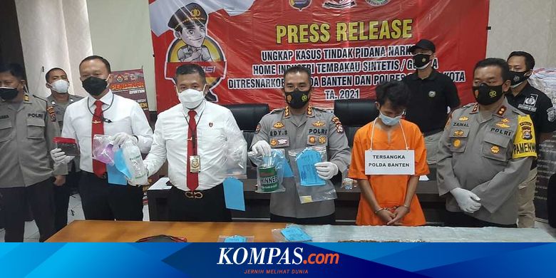 Sebuah Vila di Anyer Dijadikan Tempat Produksi Tembakau Gorila - Vimarsana News