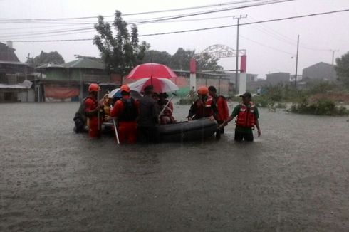 Satu Warga Antang Hilang Terseret Arus Banjir di Makassar