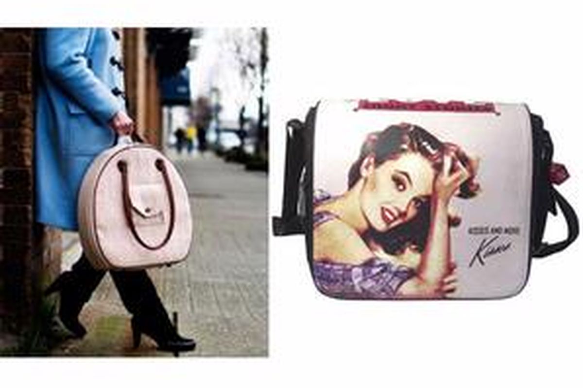 Tas Funchico (kiri) dan Maddie Powers (kanan).