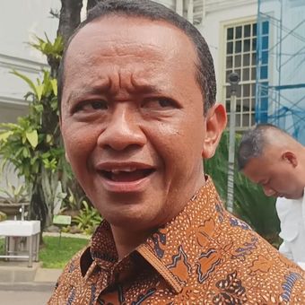 Menteri Investasi/Kepala BKPM Bahlil Lahadalia di Kompleks Istana Kepresidenan, Jakarta, Selasa (24/10/2023).