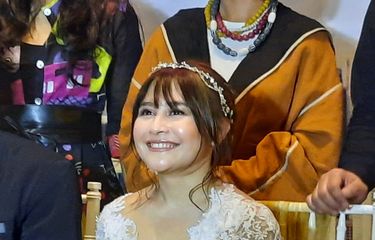 Prilly Latuconsina dalam jumpa pers peluncuran serial web Get Married di CGV Grand Indonesia, Jakarta Pusat, Minggu (16/2/2020).