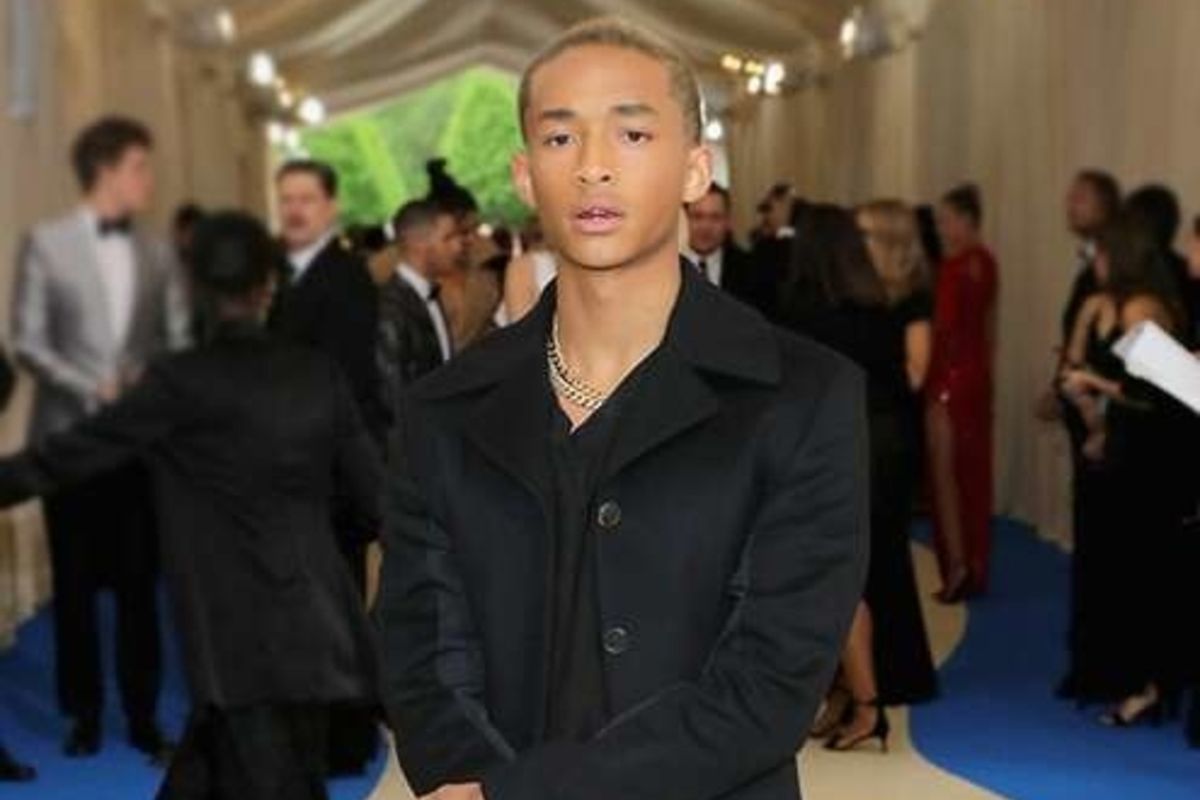 Rapper Jaden Smith ketika menghadiri Met Gala.