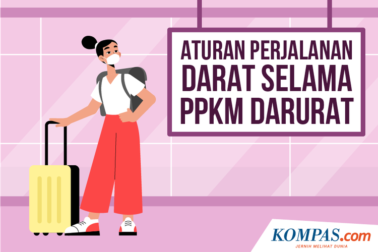 INFOGRAFIK: 9 Aturan Perjalanan Darat Selama PPKM Darurat