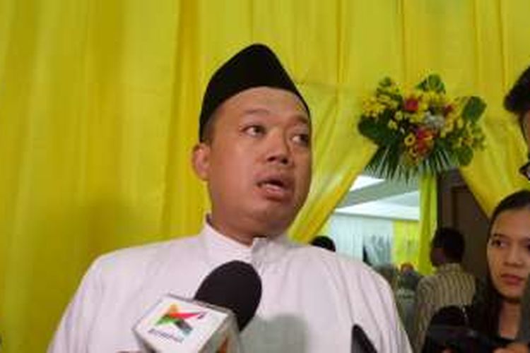 Koordinator Pemenangan Pemilu Partai Golkar wilayah Jawa dan Sumatera, Nusron Wahid di Kantor DPP Partai Golkar, Senin (20/6/2016)