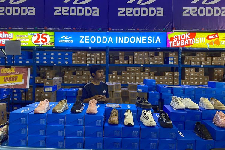 Produk Zeodda di Jakarta Lebaran Fair 2024 di JIEXPO Kemayoran, Jakarta Pusat, Jumat (05/04/2024).