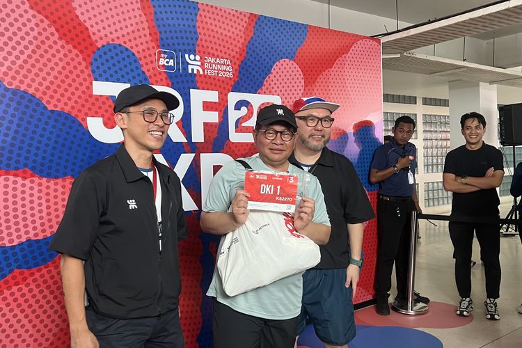 Pramono Pamer BIB DKI 1, Siap Tempuh Lari 10K JRF di Usia 63 Tahun