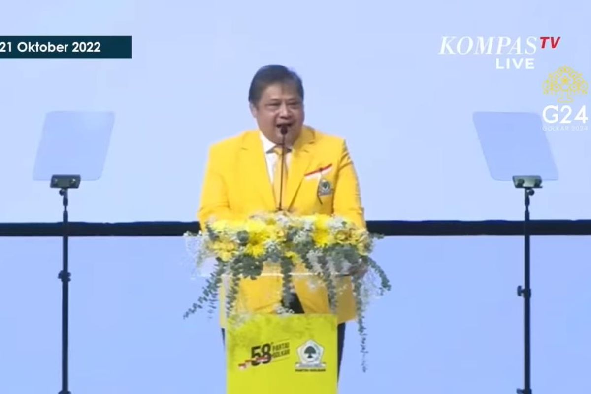  Ketua Umum Partai Golongan Karya (Golkar) Airlangga Hartarto mengajak para kader partai berlogo pohon beringin ini bersatu untuk memenangi Pemilihan Umum (Pemilu) 2024 sekaligus melengkapi perayaan 60 tahun berdirinya partai.

