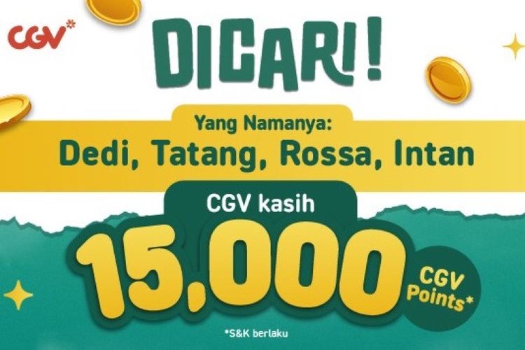 CGV menghadirkan program spesial bagi penonton film Panggil Aku Ayah yang memiliki nama sama dengan karakter film. 