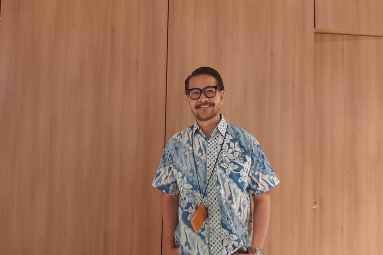 Aktor Ferry Salim di Senayan Park, Jakarta Pusat, Jumat (15/9/2023)