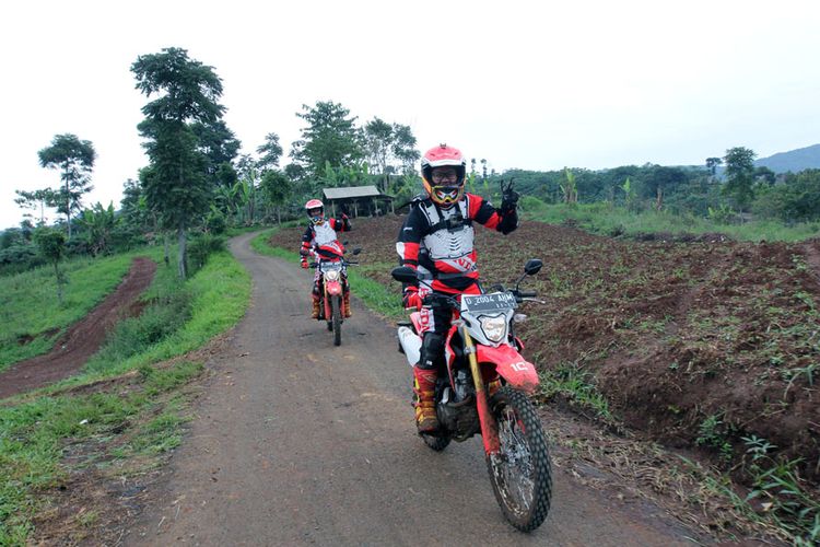 Test ride Honda CRF150L pada 14 - 15 November 2017.