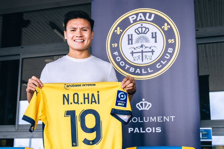 Bintang timnas Vietnam, Nguyen Quang Hai, resmi bergabung dengan klub Ligue 2 atau divisi kedua Liga Perancis, Pau FC, Rabu (29/6/2022)