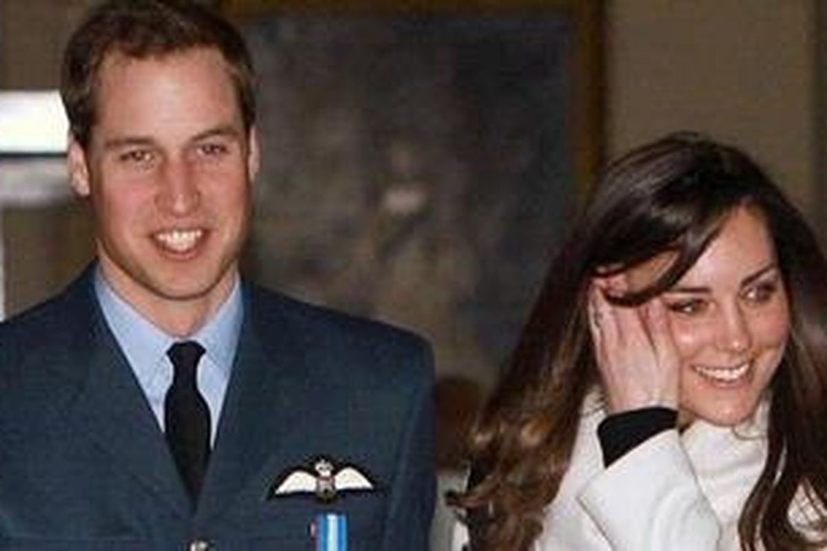 Penampilan Pangeran William dan Kate Middleton pada April 2008, beberapa bulan setelah putus tahun 2007.