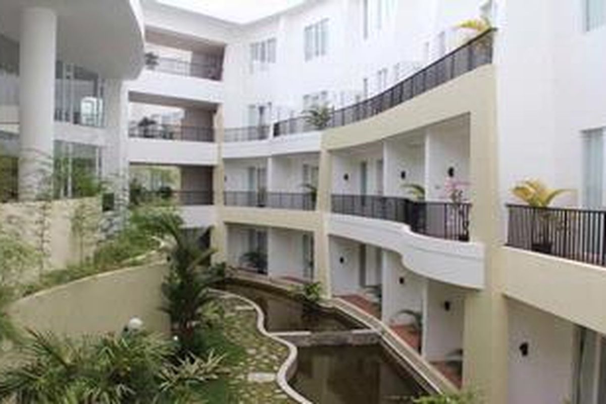 Salah satu sudut Hotel Santika di Pangkalpinang, Bangka 