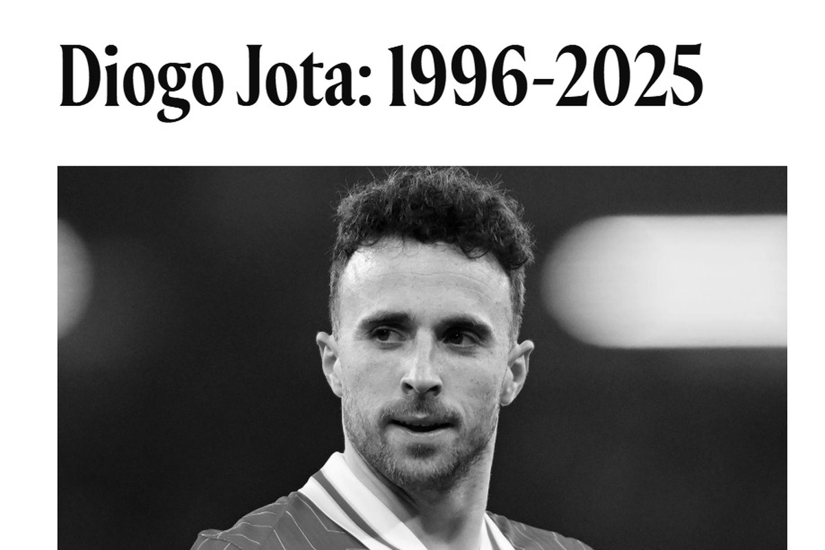 Striker Liverpool Diogo Jota meninggal.