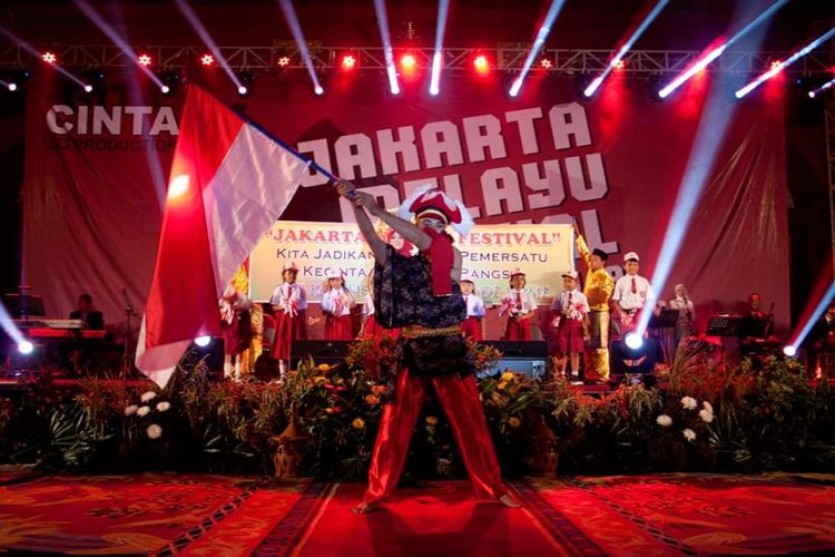 Jakarta Melayu Festival di Ancol, Jakarta.