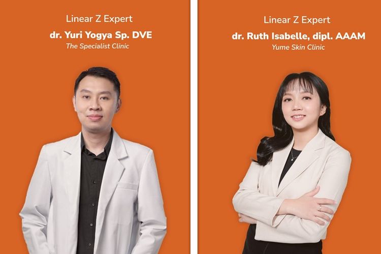 Dokter spesialis dermatologi dan venereologi dan estetika dr Yuri Yogya, SpDVE dan pendiri Yume Skin Clinic dr Ruth Isabelle, diplAAAM 