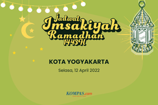 Jadwal Imsak dan Buka Puasa di Kota Yogyakarta Hari Ini, 12 April 2022