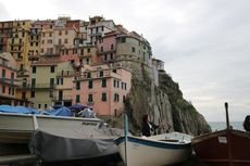 Rumah Warna-warni di Cinque Terre Menanti Nelayan Kembali