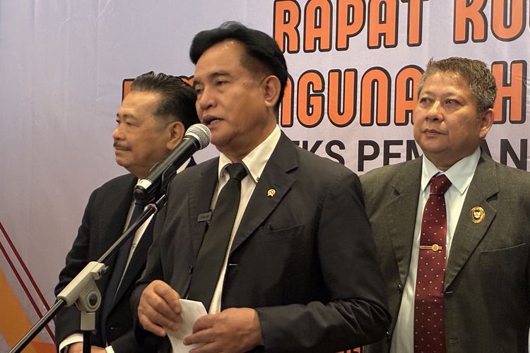 Yusril Targetkan RUU Pemilu Rampung Pada 2,5 Tahun Usia Pemerintahan Prabowo 