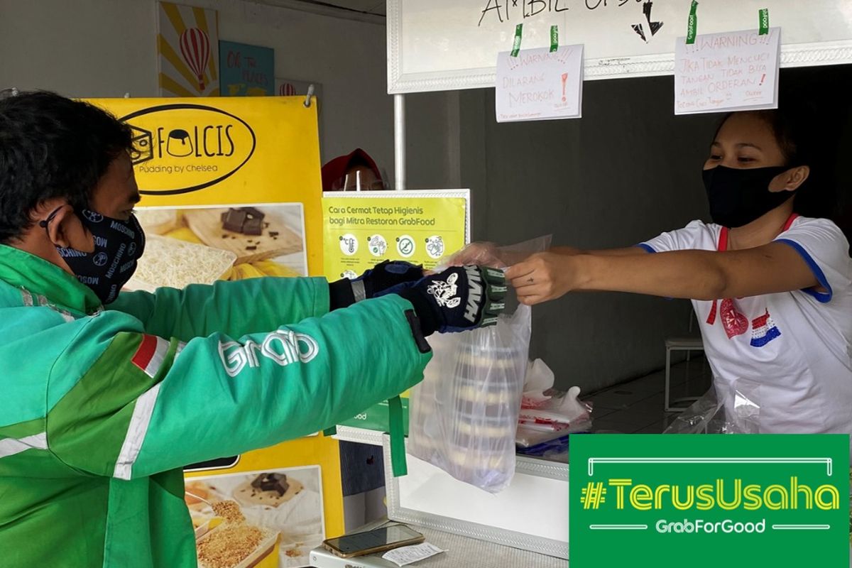 Salah satu UMKM yang bergabung dengan Grab #TerusUsaha . 