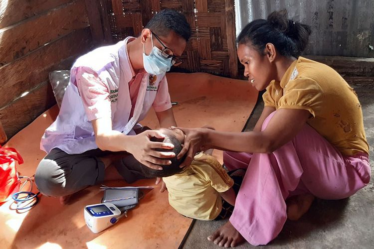 Salah satu kegiatan Rumah Sehat Baznas Parigi Moutong untuk cegah stunting. 