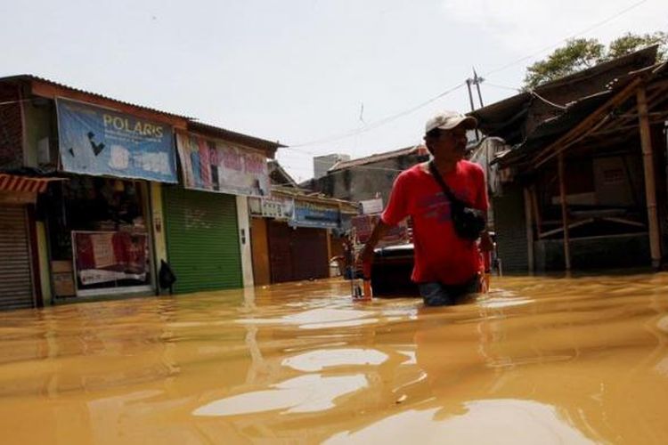 Ilustrasi banjir