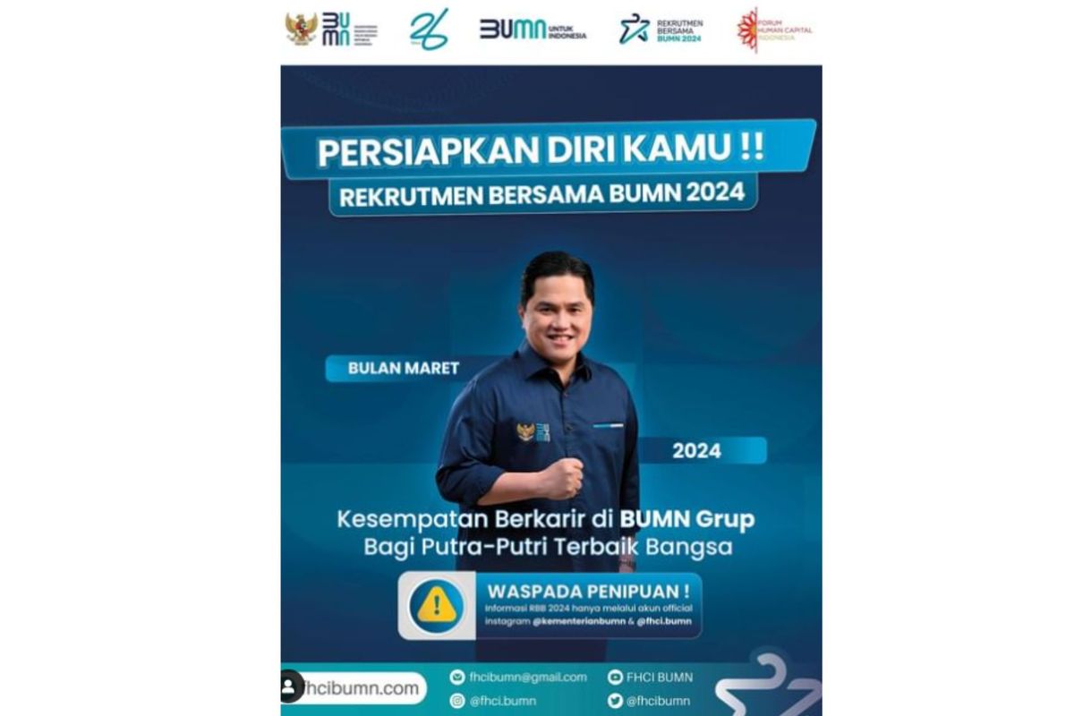 Jadwal Link Syarat Cara Daftar Rekrutmen Bersama Bumn