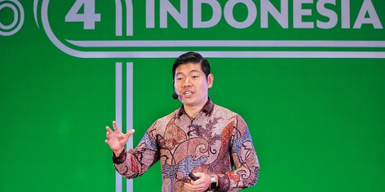 CEO Grab, Anthony Tan saat pengumuman komitmen investasi Grab di Jakarta, Kamis (2/2/2017).
