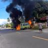 Angkot Terbakar Saat Isi BBM di Maluku Tengah, Sopir Terluka