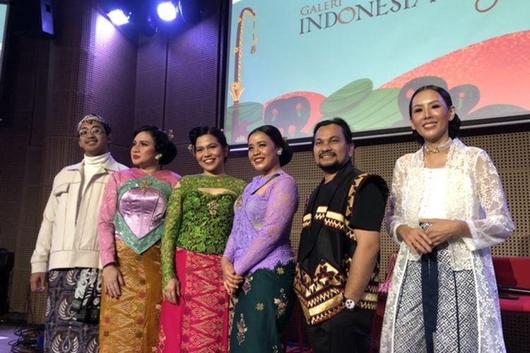 Galeri Indonesia Kaya kembali dibuka di kawasan Tanah Abang, Jakarta Pusat, Jumat (12/5/2023).
