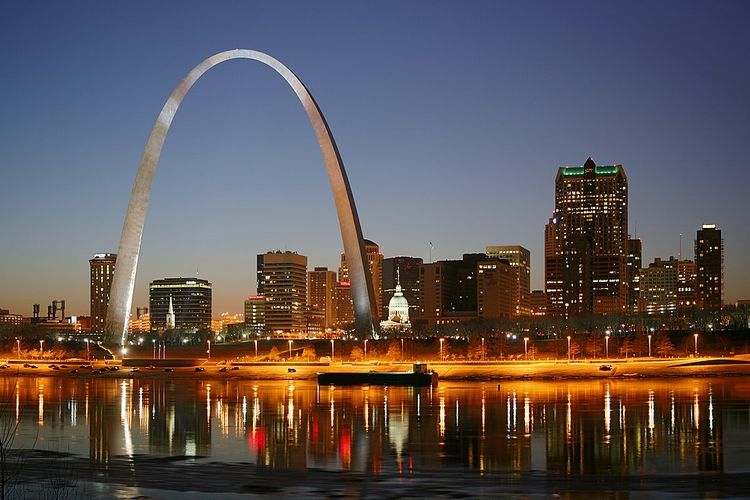 St Louis, Amerika Serikat, sebagai salah satu kota paling berbahaya di dunia.