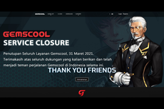 Gemscool Indonesia Tutup Semua Layanan 31 Maret 