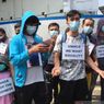 Para Pengungsi Asing Demo Ingin Bertemu Jokowi Minta Bantuan