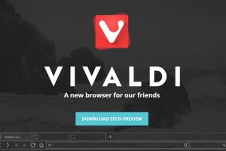 Laman web peramban Vivaldi