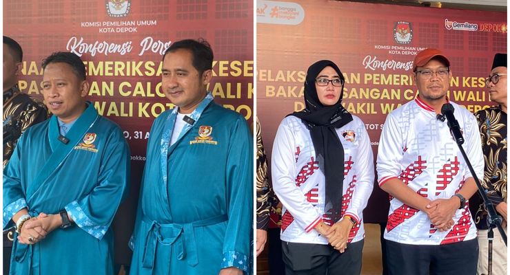 KPU Depok Tetapkan Dua Paslon Wali Kota untuk Pilkada 2024
