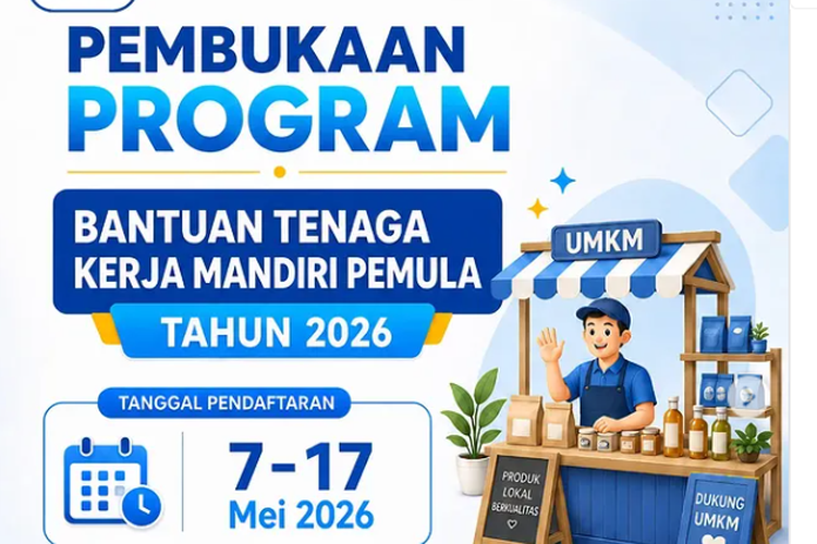 Kemnaker Buka Pendaftaran Bantuan TKM Pemula 2026, Peserta Lolos Dapat Rp 5 Juta