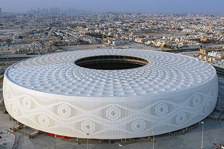 Penampakan Stadion Al-Thumama untuk Piala Dunia Qatar 2022 yang terinspirasi dari peci