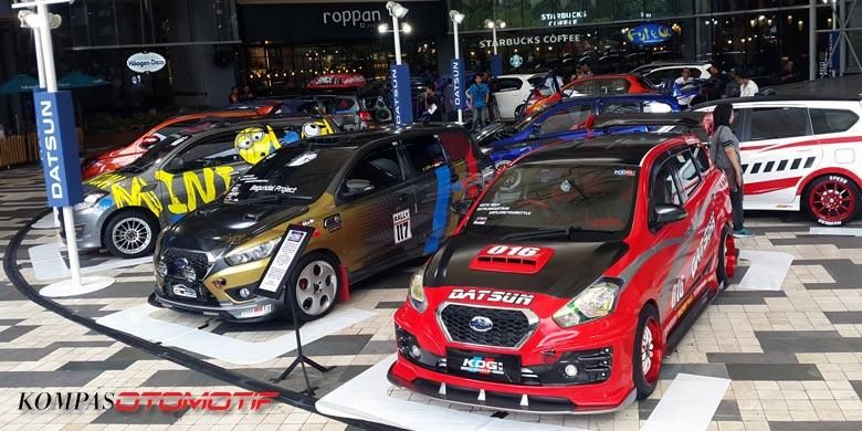 Hasil modifikasi Datsun buat Datsun Xplore Your Style dari regional di Jakarta, Jumat (16/12/2016).